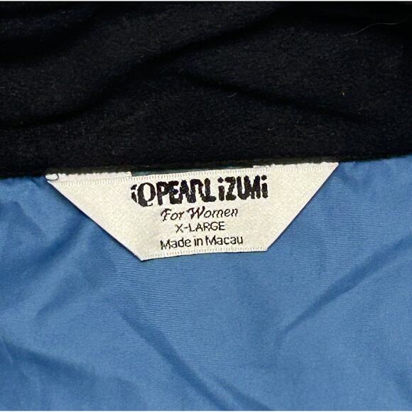 Pearl Izumi Windbreaker Cycling Vest Womens Size XL Blue Full Zip Vintage - Picture 4 of 5